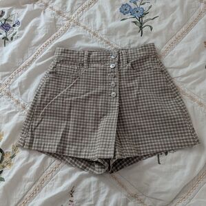 AE plaid skort